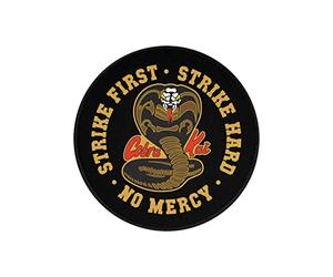 Tapis de souris Karaté Kid Cobra Kai Strike First Strike Tapis de souris rigide pour bureau photo Couleurs caoutchouc