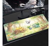 Tapis de souris Kawaii, accessoires pour PC de jeu, Pokemon Pikachu HD, tapis de clavier pour gamer, tapis de souris de bureau, tapis de souris en caoutchouc MM4167(1)