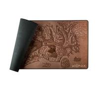 Tapis de souris - Konix - Drakkar Arnafelds XXL - Surface lisse - Revers anti-dérapant - Contour tressé