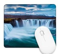 Tapis De Souris La Cascade des Dieux 25X30Cm Bords Cousus Tapis De Souris Gaming Douce Tapis pour Jeux Ordinateur