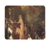 Tapis de souris La Messe de Saint Grégoire - Cadeau amusant - 30 x 24,9 cm - Couleur : La Messe de Saint Grégoire
