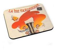 Tapis de souris La vie parisienne art deco french cancan vintage 1921 G