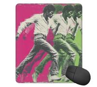 Tapis de souris lavable avec base en caoutchouc antidérapant Michael Jackson pour ordinateur portable, bureau, maison, 25 x 30 cm