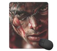Tapis de souris lavable avec base en caoutchouc antidérapant Michael Jackson pour ordinateur portable, bureau, maison, 25 x 30 cm