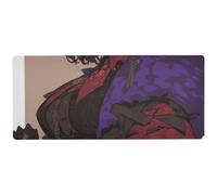 Tapis de souris lavable Motif Lady Anime Rouge mystère 80 x 30 cm
