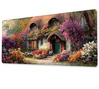 Tapis de Souris Le Chalet Gaming Mouse Pad Grand Extended XXL 700x300 Tapis de Bureau Surface Lisse avec Base en Caoutchouc Imperméable et Antidérapante Mousepad pour Bureau,Travail,Ordinateur zj-440
