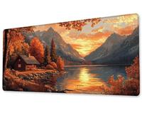 Tapis de Souris Le Chalet Gaming Mouse Pad Grand Extended XXL 900x400 Tapis de Bureau Surface Lisse avec Base en Caoutchouc Imperméable et Antidérapante Mousepad pour Bureau,Travail,Ordinateur zj-708