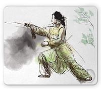 Tapis De Souris Le Tai Chi des Beaux-Arts, Un Art Martial Chinois Interne Pratiqué pour Les Sports D'Entraînement De Défense Tapis De Souris Carré Doux Tapis Souris, pour Ordinateur, 25x30cm