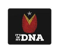Tapis De Souris Le Timor Oriental, C'est dans Mon Adn Gamer Mouse Pad Étanche Accessoires De Jeu Mac Et Pc Lavable Mousepad pour Bureau Pc Clavier 25X30Cm