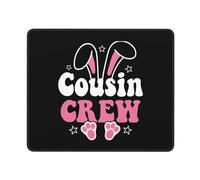 Tapis De Souris L'Équipe des Cousins De Pâques Tapis De Bureau avec Base en Caoutchouc Tapis De Souris Gaming Durables Mousepad pour Bureau Pc Gaming 25X30Cm