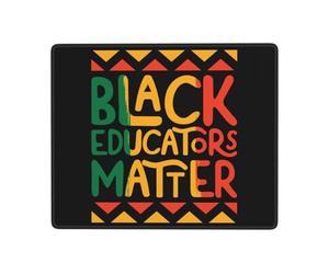 Tapis De Souris Les Éducateurs Noirs Comptent Tapis De Bureau Anti-Dérapant Tapis De Souris Gaming Durable Accessoires De Jeu Mac Et Pc pour Clavier Ordinateur Pc 25X30Cm