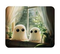 Tapis De Souris Les Feuilles Fantômes sont Belles Antidérapante Tapis De Souris De Jeu Confort Gaming Mousepad pour Professionnels Ordinateur Jeux 25X30Cm