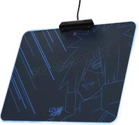Lexip x Tsume - Tapis de Souris Naruto Shippuden - Rétroéclairage LED - Rigide avec Une Armature en métal - Surface Micro texturée à Faible frottement - Base antidérapante (Madara)