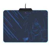 Lexip - Tapis de souris Naruto Shippuden - Armature métal, surface micro-texturée, LED - Madara
