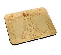 Tapis de Souris l'homme Leonard de Vinci Art Celebre Science Dessin