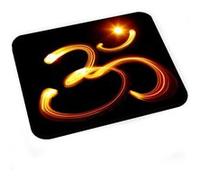 Tapis de souris Light painting aum signe sacre inde lumiere hindouisme G