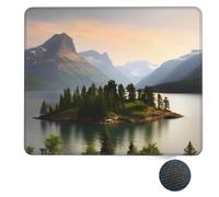 Tapis De Souris L'Île De L'Oie Sauvage Durable Tapis Souris Doux Mouse Pad pour Jeux Professionnels Pc 25X30Cm