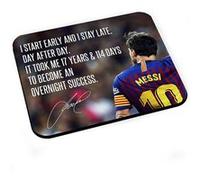 Tapis de souris Lionel messi / citation de rêve / inspiration du sport G