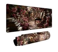 Tapis de Souris Livre Tapis de Souris XXL 1400 x 600 x 3 mm Étanche Mouse Pad avec Antidérapant Base en Caoutchouc pour Ordinateur Portable Clavier Gamer PC Decoration Automne Bureau Fleur DBYH-0902