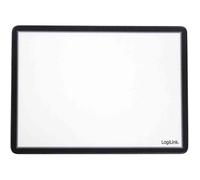 Tapis de souris - LOGILINK - Transparent - Bord noir - 23 x 19.5 cm - PVC