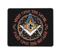 Tapis De Souris Logo Maçonnique Foi, Espérance Et Charité Glissement Facile Moderne Bureau Tapis Souris, pour Maison, Jeux, Ordinateur Portable, Ordinateur, 25x30cm