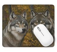 Tapis De Souris Loup Mouse Pad Petit 60 x 40 cm, Animal Tapis Souris Gamer, Base en Caoutchouc Imperméable et Antidérapante, Offrez-Vous Une Glisse Ultra-Douce et Un Suivi Optimal Jeux p1j-748
