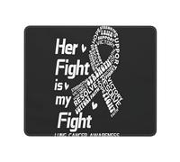 Tapis De Souris Lung Cancers Awareness Tapis Souris Portable Accessoires De Jeu Imperméable Mousepad pour Ordinateur Ordinateur Portable Travail S
