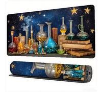 Tapis de Souris Magie 900 x 300 mm Potions Tapis de Souris Grand Japonais Mouse Pad Base en Caoutchouc Antidérapant Surface Coutures sur Les Bords Desk Mat pour Ordinateur Maison Deco Bureau, Model98