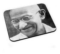 Tapis de souris Mahatma gandhi inde activiste non violence portrait vintage G