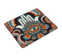 Tapis De Souris Main De Fatima Hamsa Vintage avec Œil Protecteur Glissement Facile Résistant À Usure Tapis De Souris Carré, pour Jeux, Maison, Ordinateur, Ordinateur Portable, 25x30cm
