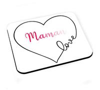 Tapis de Souris Maman Love Coeur Amour Mignon Tendresse Mere