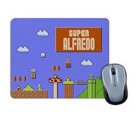 Tapis de Souris Mario Bros. Cadeau Geek personnalisé. Différents modèles. Forme rectangulaire. Taille 18x22cm. Mario Bros