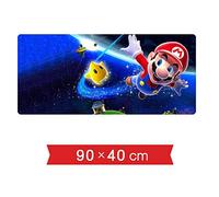 Tapis De Souris Mario Speed Gaming |Tapis De Souris XXL | 900 X 400Mm Grand Format |Base De 3 Mm D'Épaisseur | Précision Et Vitesseparfaites , F