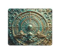 Tapis De Souris Mayan Calendar End of The World Mouse Pad Imperméable Mousepad Antidérapante sous-Main pour Ordinateur Gaming Travail M