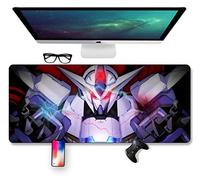 Tapis De Souris Mech Warrior in The Heart 700X300Mm, Tapis De Souris Speed Gaming, Large XXL Large Tapis De Souris avec Base Épaisse De 2Mm, pour Ordinateurs Portables, Pc, K