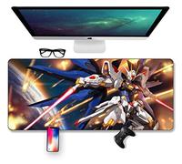 Tapis De Souris Mech Warrior in The Heart 700X300Mm, Tapis De Souris Speed Gaming, Large XXL Large Tapis De Souris avec Base Épaisse De 2Mm, pour Ordinateurs Portables, Pc, H