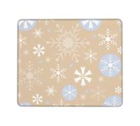 Tapis De Souris Merry Christmas Mouse Pad Parfait sous-Main Doux Tapis De Bureau pour Claviers Travail Voyage 25X30CM