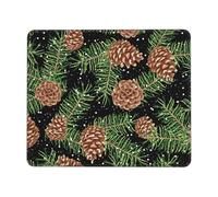Tapis De Souris Merry Christmas Mouse Pad Parfait sous-Main Doux Tapis De Bureau pour Claviers Voyage Travail 25X30CM