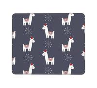 Tapis De Souris Merry Christmas Mousepad Doux Tapis De Bureau Comfortable sous-Main pour Claviers Travail Voyage 25X30CM