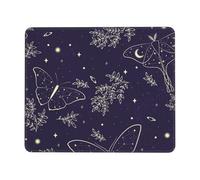 Tapis De Souris Merry Christmas sous-Main Doux Mousepad Anti-Dérapant Mouse Pad pour Claviers Travail Voyage 25X30CM