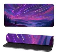 Tapis de Souris MéTéOre, Tapis de Souris XXL Ciel 500x250x3mm, Large Mouse Pad Gaming, Coudre Les Bords, Antidérapant Rubber Base Mouse Pad, for Office and Gaming, comme Cadeaux pour Hommes MM-365