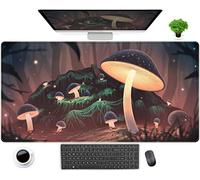 Tapis de souris mignon champignon magique tapis de bureau esthétique forêt XXL tapis de souris de jeu tapis de souris tapis de souris tapis de souris tapis de souris tapis de souris tapis de souris