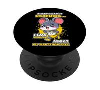Tapis de souris mignon Thinking About Marathon Pace PopSockets PopGrip Adhésif