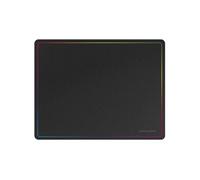 Mars Gaming Tapis de souris MMP124 360x260 mm bord arc-en-ciel base en caoutchouc antidérapante Noir