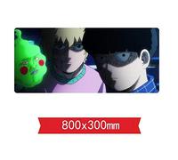 Tapis De Souris Mob Psycho 100 Extra Large, Tapis De Jeu, Tapis De Souris Anti-Dérapant en Caoutchouc Naturel avec Bordure Verrouillable De 3 Mm, B