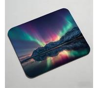 Tapis de Souris Moderne Aurore, Tapis de Souris Gaming avec Base en Caoutchouc Antidérapante, Imperméable, Mousepad Petit Portable pour Bureau Maison, PC et Ordinateur Portable 320x260x3mm 0O-920