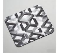 Tapis de Souris Moderne Bande, Tapis de Souris Gaming avec Base en Caoutchouc Antidérapante, Imperméable, Mousepad Petit Portable pour Bureau Maison, PC et Ordinateur Portable 300x250x3mm 0O-929