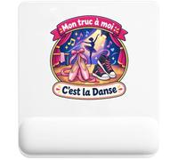 Tapis de Souris Mon Truc à Moi : C'est la Danse Mon Truc à Moi - Activité | Chaussons de Danse | Tapis Ergonomique 22 × 18 cm Repose-Poignet Mousse | Bureau Télétravail Études