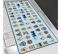 Tapis De Souris Monster Hunter 800X300Mm, Compagnon De Souris Optique, Grand Tapis De Souris Extended XXL avec Base Épaisse De 3 Mm, pour Ordinateurs Portables, Pc, M