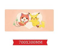 Tapis De Souris Monstre De Poche 700X300Mm, Grand Tapis De Souris De Jeu Professionnel Grand Format XXL avec Base De 3 Mm D'Épaisseur, pour Ordinateurs Portables